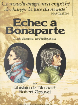 cover image of Échec à Bonaparte